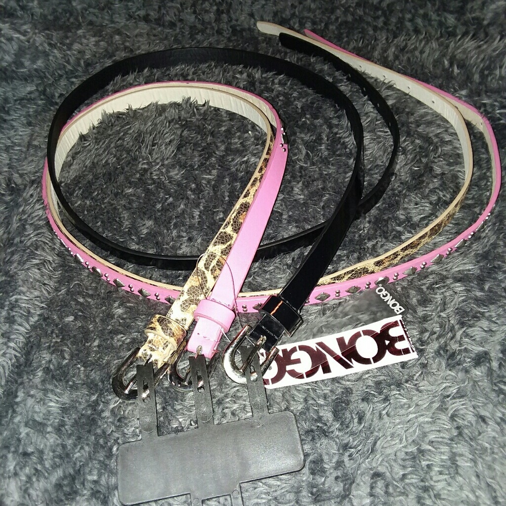 3 belts , size large , new with tag